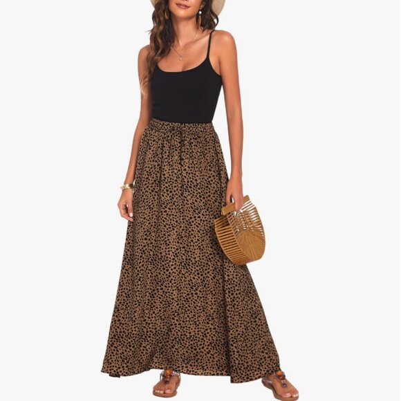 Pre-Loved Cheetah-Print High-Waisted Maxi Skirt - Size Medium - Picture 9 of 9